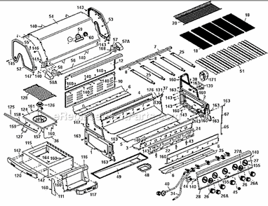 Part Location Diagram of 27006-91 Broil King Heat Shield